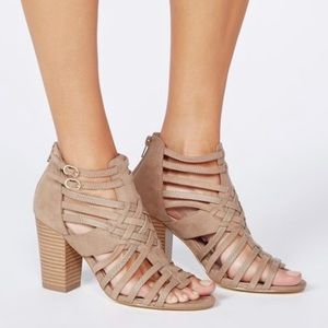 Caged Heel Sandal